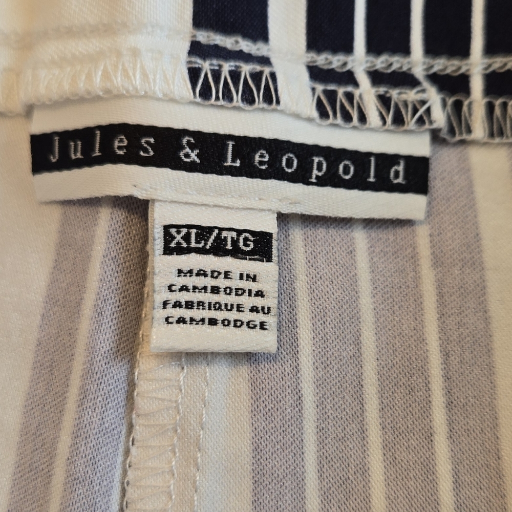 Jules & Leopold  Pull on Stripped Shorts Size XL - Picture 2 of 15